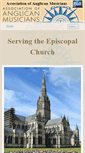 Mobile Screenshot of anglicanmusicians.org